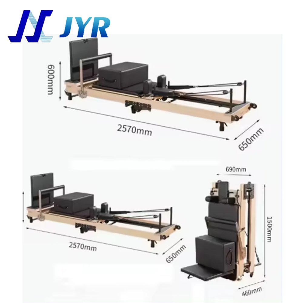 Fitness Machine Black Oak Foldable Reformer Pilates Machine Professional Pilates Reformers - 图片 5