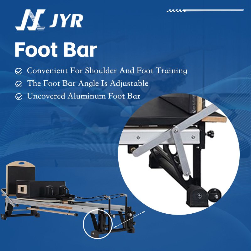 Hot Sale Portable Pilates Reformer Trapeze Reformer Push-Through Bar Pilates Aluminum Alloy Reformer - 图片 4