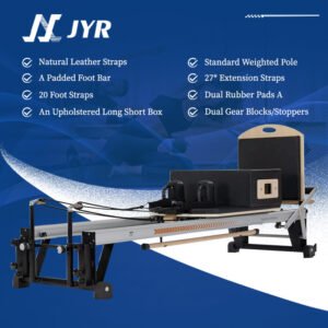 Hot Sale Portable Pilates Reformer Trapeze Reformer Push-Through Bar Pilates Aluminum Alloy Reformer