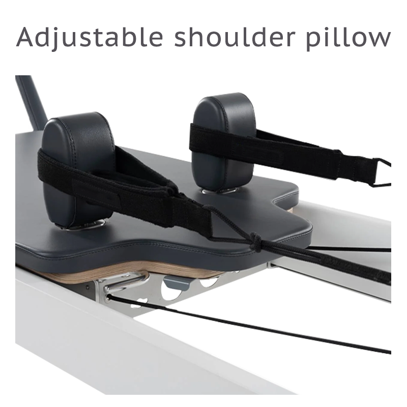 Custom Made White Aluminum Pilates Reformer - Ideal for Commercial Studio - 图片 2