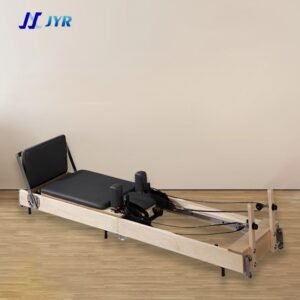 Foldable Space-Saving Pilates Reformer - High-Quality Wood Construction for Core Strength and Flexibility